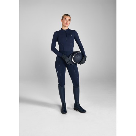 Top-Rated Navy Taped Leggings Full Seat Just In