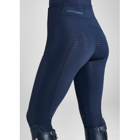 Top-Rated Navy Taped Leggings Full Seat Just In