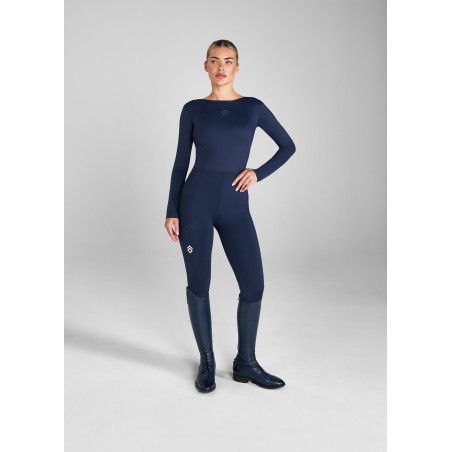 Top-Rated Navy/White Core Leggings Full Seat On Hand Now