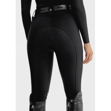 Top-Rated Black Full Seat Compression Breeches Immediate Availability