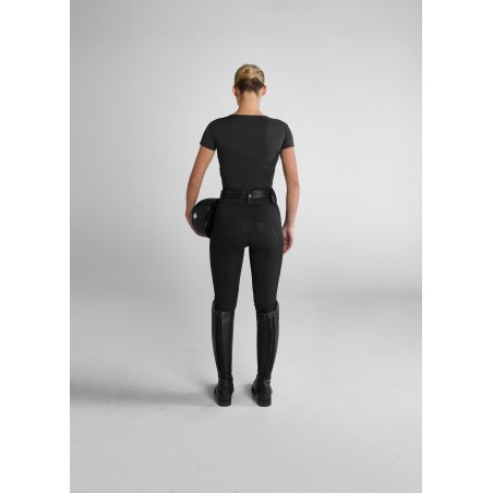 Top-Rated Black Full Seat Compression Breeches Immediate Availability