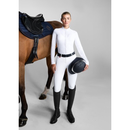 Top-Rated White Core Mid-Rise Breeches Full Seat In Stock