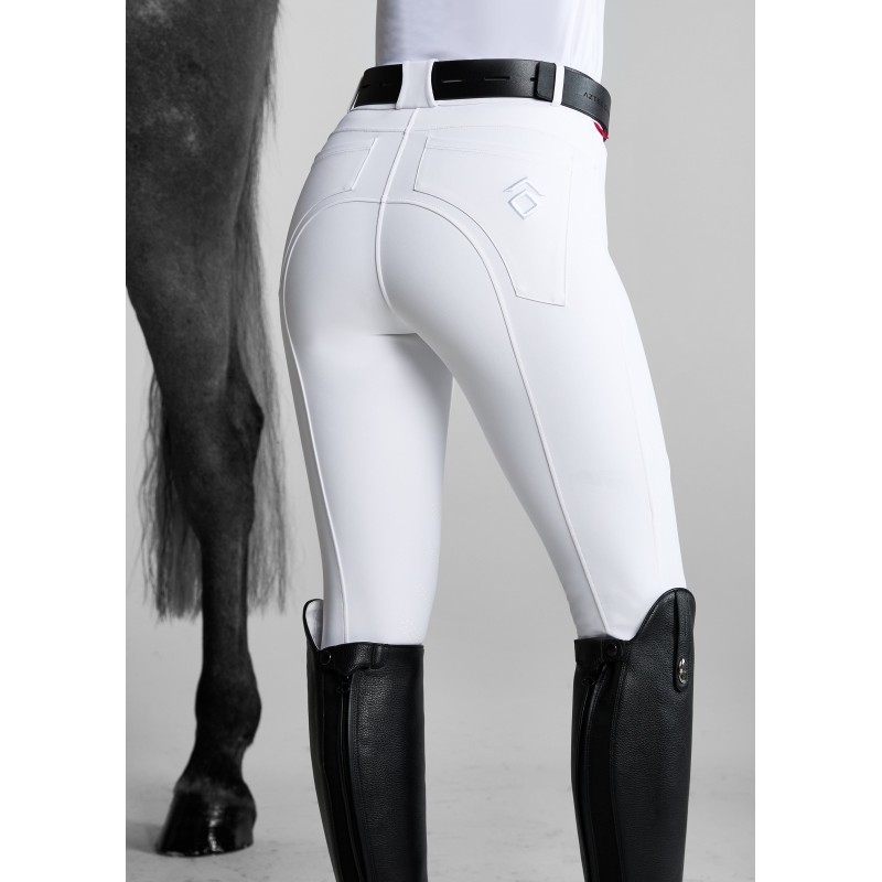 Top-Rated White Core Mid-Rise Breeches Knee Grip Available for Immediate Shipping