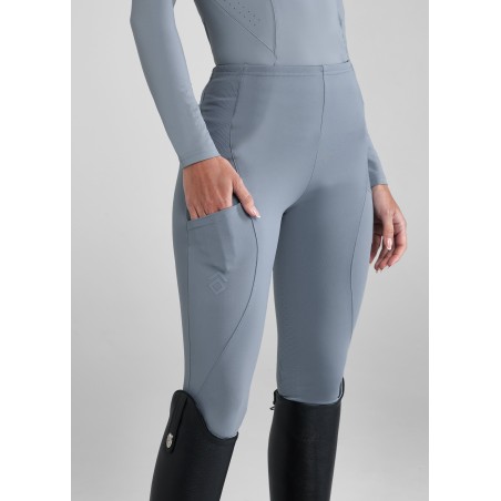 Top-Rated Ash Blue Core Leggings Full Seat Ready for Shipment