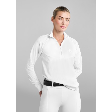 Top-Rated White Long Sleeve Mesh Shirt Ready for Shipment