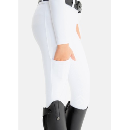 Top-Rated YR White Full Seat Compression Breeches New Collection