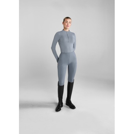 Top-Rated Ash Blue Core Leggings Full Seat Ready for Shipment