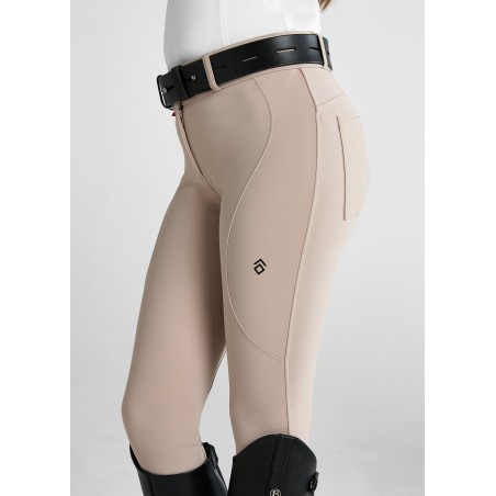 Top-Rated YR Beige Core Mid-Rise Breeches Knee Grip New Release