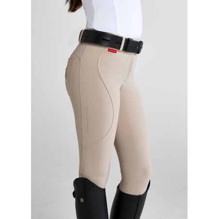 Top-Rated YR Beige Core Mid-Rise Breeches Knee Grip New Release