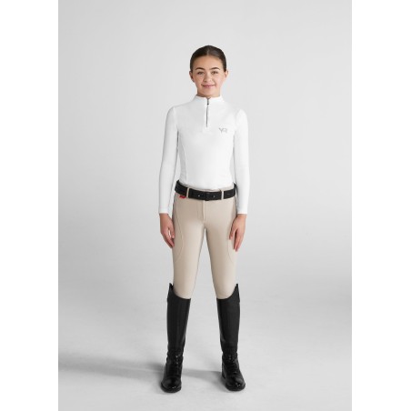 Top-Rated YR Beige Core Mid-Rise Breeches Knee Grip New Release