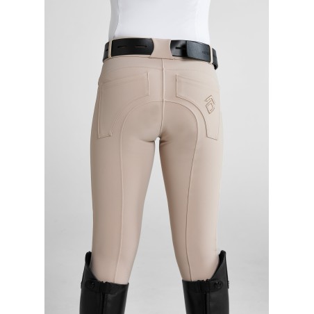 Top-Rated YR Beige Core Mid-Rise Breeches Knee Grip New Release