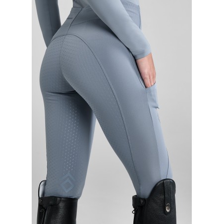 Top-Rated Ash Blue Core Leggings Full Seat Ready for Shipment