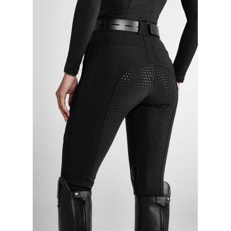 Top-Rated Black Core Mid-Rise Breeches Full Seat New Release