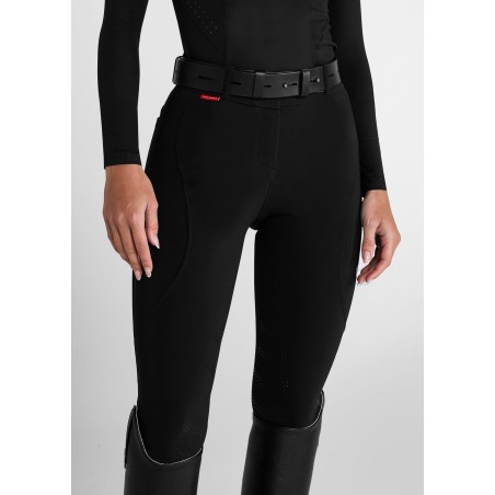 Top-Rated Black Core Mid-Rise Breeches Knee Grip Ready for Shipment