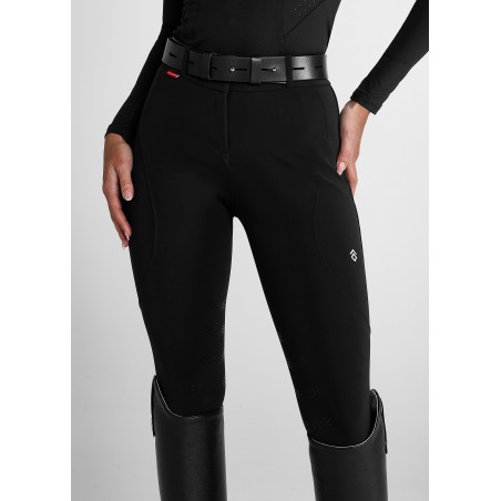 Top-Rated Black Core Mid-Rise Breeches Knee Grip Ready for Shipment