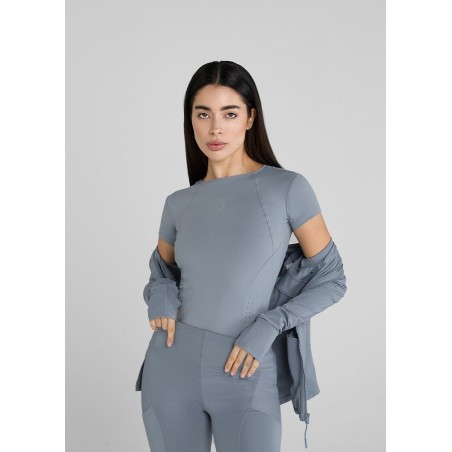 Top-Rated Ash Blue Core Leggings Full Seat Ready for Shipment