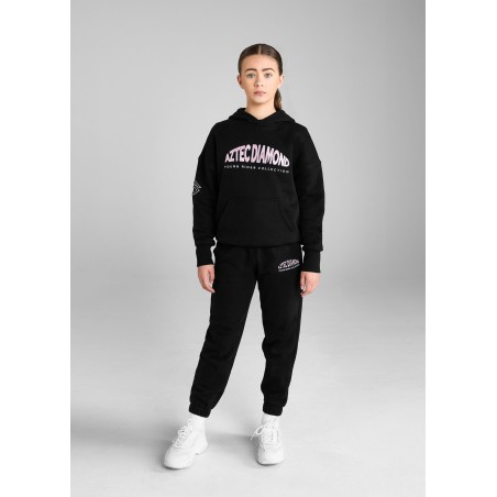 Top-Rated YR Black/Pink Pull On Hoodie Immediate Availability