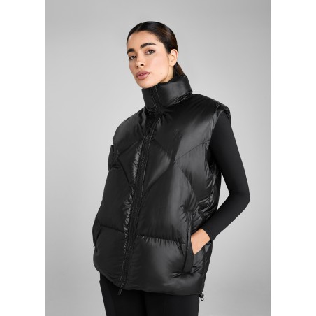 Top-Rated Black Heavy Quilted Gilet New Stock