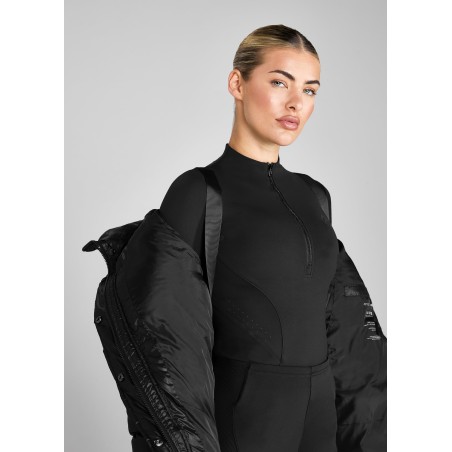 Top-Rated Black Heavy Quilted Puffer Available for Immediate Shipping