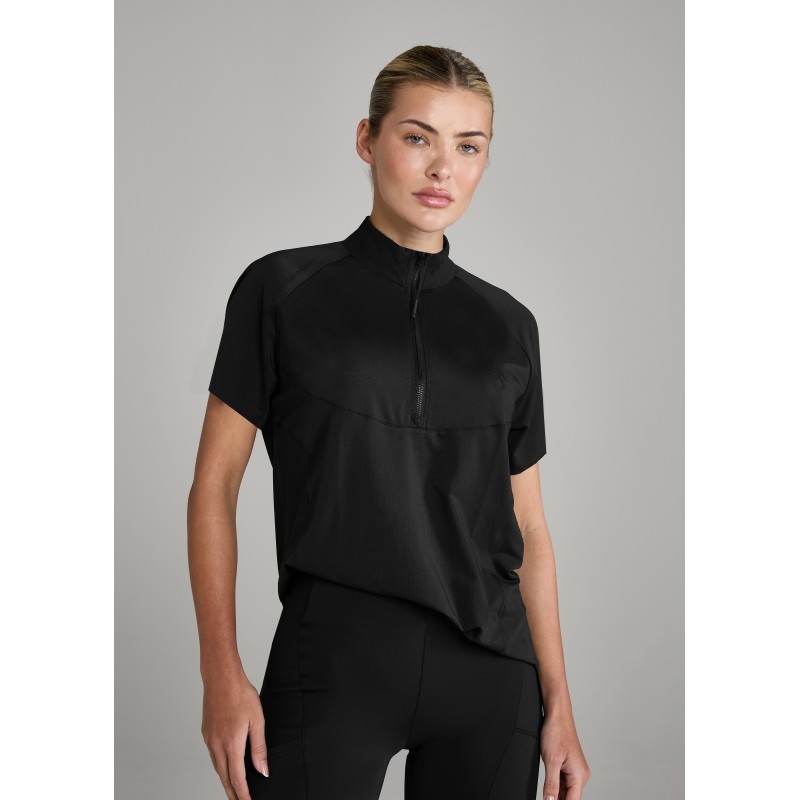 Top-Rated Black Short Sleeve Mesh Shirt New Release