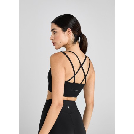 Top-Rated Black Bonded Sports Bra Fresh Release