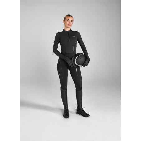 Top-Rated Black Taped Leggings Full Seat Available for Immediate Shipping