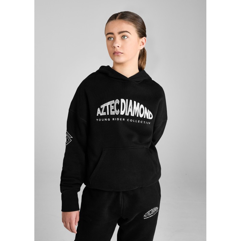 Top-Rated YR Black/Grey Pull On Hoodie Just In