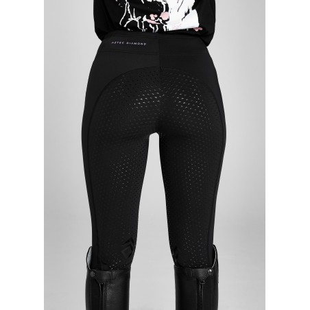 Top-Rated Black/Pink Core Leggings Full Seat Hot New Item