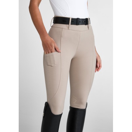 Top-Rated Beige Compression Breeches Full Seat