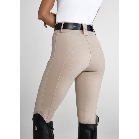 Top-Rated Beige Compression Breeches Full Seat