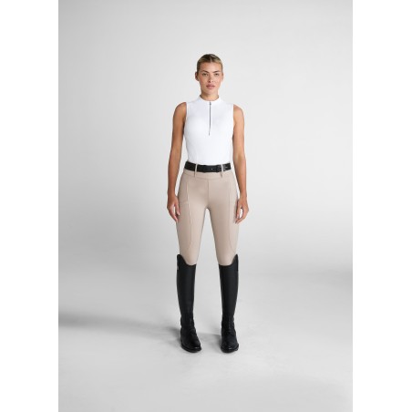 Top-Rated Beige Compression Breeches Full Seat