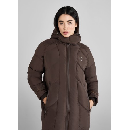 Top-Rated Chocolate Long Riding Puffer Limited Stock