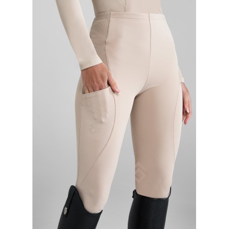 Top-Rated Beige Core Leggings Full Seat New Collection