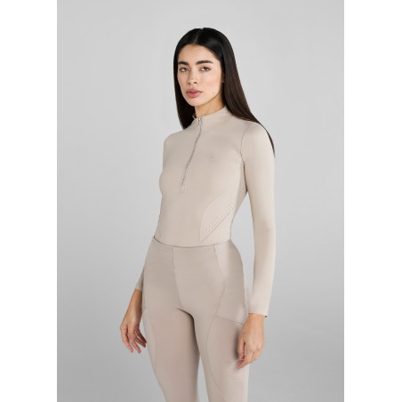 Top-Rated Beige Core Leggings Full Seat New Collection