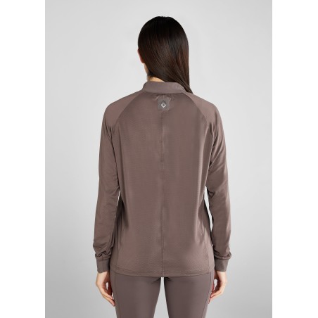 Top-Rated Fawn Long Sleeve Mesh Shirt Immediate Availability