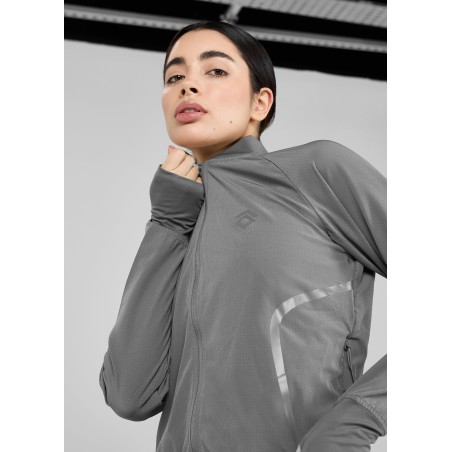 Top-Rated Grey Mesh Jacket