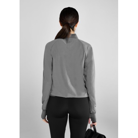 Top-Rated Grey Mesh Jacket