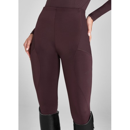 Top-Rated Deep Mauve Core Leggings Full Seat Available for Immediate Shipping