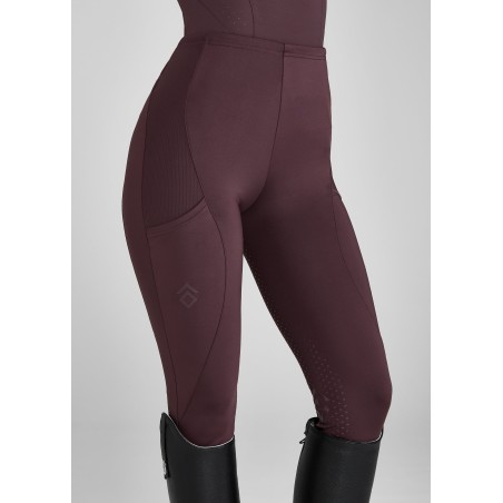 Top-Rated Deep Mauve Core Leggings Full Seat Available for Immediate Shipping