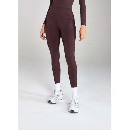 Top-Rated Deep Mauve Core Leggings Ready for Shipment